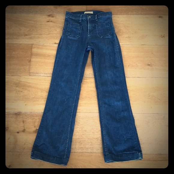 J Brand Denim - JBRAND high rise wide leg flare sailor jeans 26